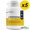 Atletic Food Л-Триптофан L-Tryptophan 500 mg - 300 капсул (5 шт по 60 капсул)